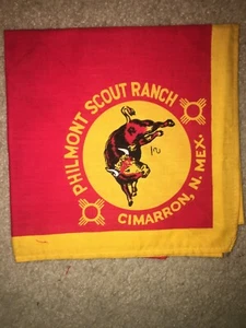 Boy Scout BSA Philmont Ranch New Mexico Uniform Red Type 2 Neckerchief - Picture 1 of 1