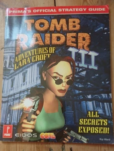 Tomb Raider III: Adventures Of Lara Croft - Prima Official Strategy Guide VGC - Picture 1 of 2