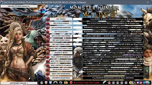 MONSTER HUNTER WILDS - WORLD'S BEST CHEATS, TRAINER, MH WILDS MOD, HR RANK 999 - Foto 1 di 5