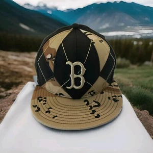 Boston Red Sox New Era Fitted Hat Size 7 1/4 59fifty Camouflage Vintage Mlb - Picture 1 of 21