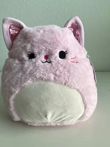 Squishmallows FUZZAMALLOW CELENIA The Pink Cat 12" Soft Plush NEW - Picture 1 of 12