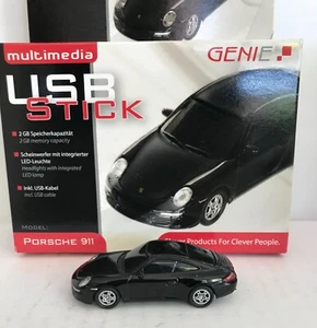 (03) * PORSCHE * 911 * SCHWARZ * USB STICK * NEU MIT OVP - Afbeelding 1 van 1