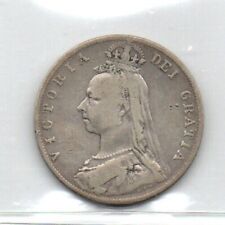 1889 Great britain Victoria half crown VG10