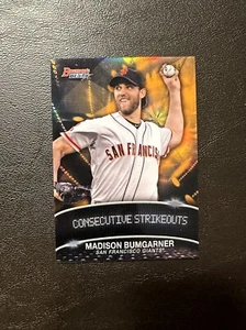 2016 Bowman's Best Madison Bumgarner #SL-MB Orange Refractor /25 Giants - Picture 1 of 2