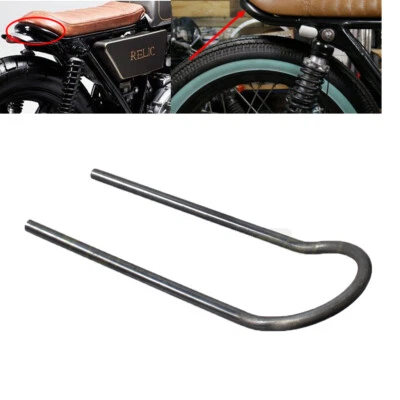 7/8'' 22mm Rear Seat Loop Flat Frame Hoop Fit Cafe Racer Honda Suzuki Universal Foto 1 de 4
