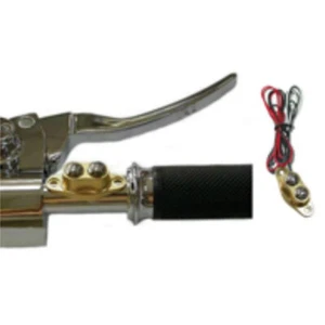 Bronze Dual Micro Push Button Switch Kit for Custom Harley Motorcycles - Picture 1 of 1