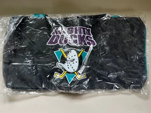 Anaheim Mighty Ducks Duffle Bag Anaheim Ducks NHL Black And Teal - Picture 1 of 4