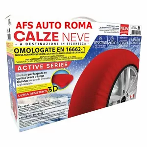 Calze Da Neve 195/45-13 Omologate EN 16662-1 Come Le Catene Da Neve Mis. XS - Foto 1 di 12