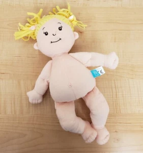 Manhattan Juguete Bebé Stella Peluche Niña Muñeca Amarillo Rubio Cabello Coletas Desnudo - Imagen 1 de 15