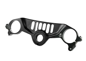 Bonamici Black Aluminium Racing Triple Clamp to fit Kawasaki ZX-10R 2021-2024 - Picture 1 of 2