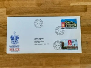 BELIZE 1979 FDC QUEEN ELIZABETH 2 CORONATION ANNIV HOUSES OF PARLIAMENT BIG BEN - Picture 1 of 1