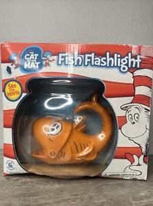 Dr. Seuss The Cat In The Hat Orange Fish Flashlight 2003 *Read* - Picture 1 of 6