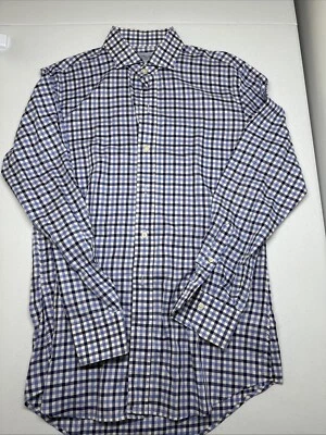 Camisa grande con botones a cuadros a cuadros Ledbury para hombre Foto 1 de 4