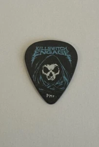 KILLSWITCH ENGAGE MIKE D'ANTONIO DEATH RAY VISION Tour Issue GUITAR PICK Black - Picture 1 of 4
