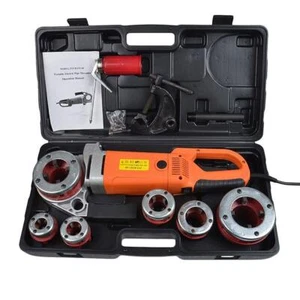 Portable Electric Pipe Threader Handheld Electric Pipe Threading Machine 2300W - Picture 1 of 5