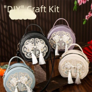 DIY Weaving Embroidered Clutch Bag Material Fashion Accessories - Picture 1 of 18