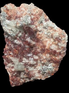 Superb Garnet Var. Hessonite with Diopside, Bellecombe, Aosta Italy - Picture 1 of 3