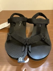 Time and Tru Women’s 10 Hook & Loop Strap Cushion Sole Sandals NWT - Picture 1 of 9
