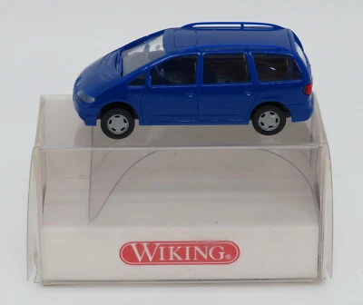 Micro WIKING Ho 1/87 VW Volkswagen Sharan Blu Chiaro #2990120 IN Box - Immagine 1 di 4