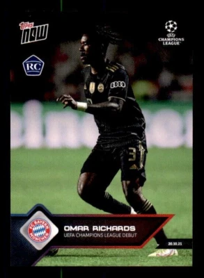 2020-21 Topps Now #55 Omar Richards UEFA Champions League Rookie - Image 1 of 2