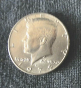 1974-D Kennedy 50-Cent-Münze halber Dollar - Bild 1 von 4
