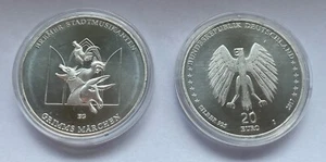 20 € Münze - Grimms Märchen Bremer Stadtmusikanten - 2017 - 925 Silber - Kapsel - Bild 1 von 1