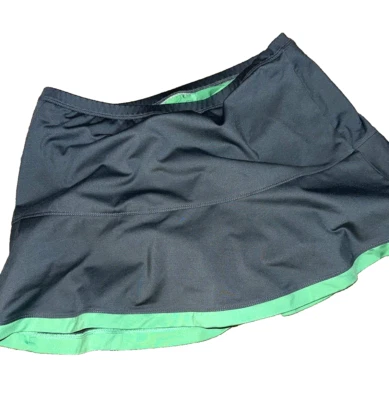 Bolle Tennis Skort Skirt Women's Size M Gray & Green Pickleball Tennis Foto 1 de 4