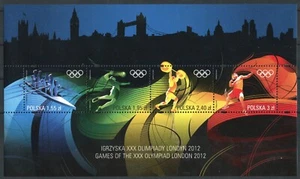 Polen Block Nr. 209 postfrisch Olympische Sommerspiele 2012 London MNH - Picture 1 of 3