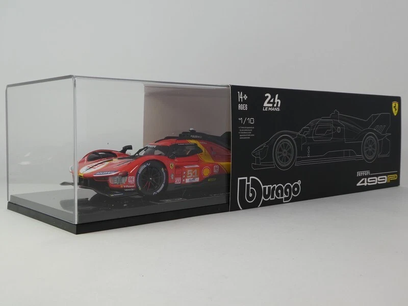 Macchina Bburago Ferrari Racing 499 LMH #51 1 18
