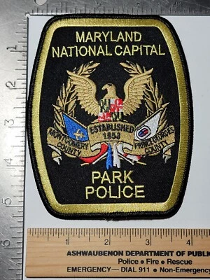 Bin2 B11 Police patch Maryland National Capitol Park Police MD - Image 1 of 2