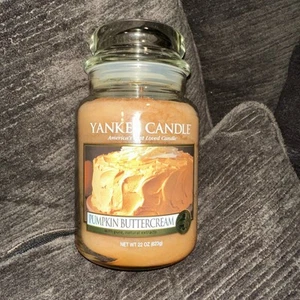 Pumpkin Buttercream Jar Large Yankee Candle Jar 22OZ - Picture 1 of 2