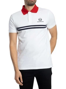 Sergio Tacchini de los hombres Polo Super MK2, Blanco - Imagen 1 de 5