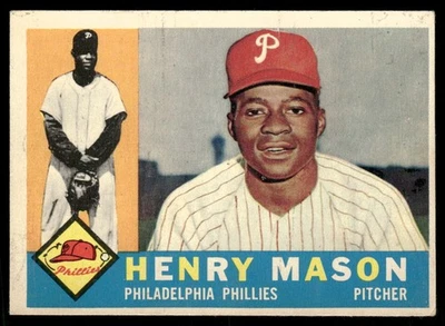 1960 Topps #331 Henry Mason RC - POOR - Image 1 of 2