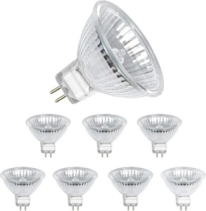 IuulFex Halogen Light Bulbs 8 Pack MR16 12V 50W Spot Mr16-50w-12v-8pcs - Picture 1 of 8