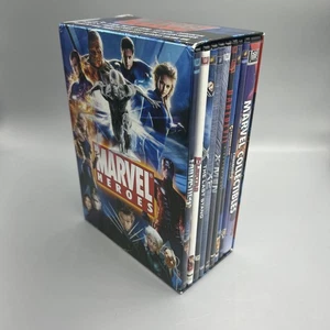 Marvel Heroes Collection (DVD, 2009, 8-Disc Set, Movie Cash) - Foto 1 di 9
