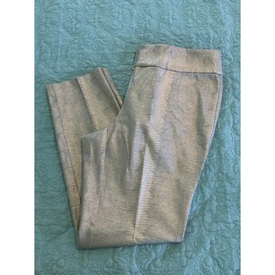 Pantalones de vestir Alfani mujer cocodrilo metálico botón mosca nuevos sin etiquetas Foto 1 de 4