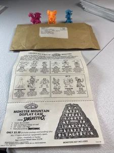 RARE MAIL AWAY Monsters in My Pocket Ganesha Undine Dragon 90s SpaghettiOs SET A - Picture 1 of 15