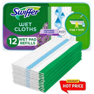 Swiffer Kehrmaschine Nasswischtuch Nachfüllpack 12ct - Bild 1 von 21