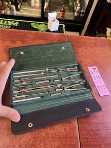 Tacro Full Drafting Set Germany w/ Proportional Divider and Case Vintage - Picture 1 of 16
