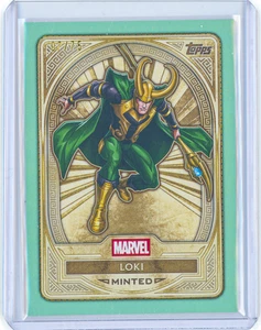 Topps Marvel Mint 2025 | Loki 07/75 #80 Gold Green Mint Refractor JAMES BOND - Bild 1 von 2