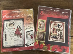 Stoney Creek Cross Stitch Kits Lot Of 2 New - Picture 1 of 5