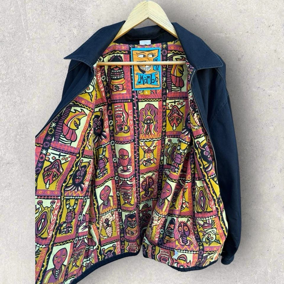 CHAQUETA VINTAGE MAMBO WILD 1993 WORKWEAR GRÁFICOS MAMBO DAVID MCKAY Talla Grande Foto 1 de 4
