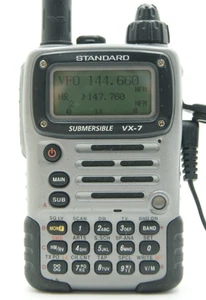 YAESU STANDARD VX-7 50/144/430MHz Triband Waterproof Radio + Extras Good Cond. - Picture 1 of 18
