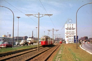 Originaldia Straßenbahn Hamburg ,Wagen 3248, 1966 - Bild 1 von 1