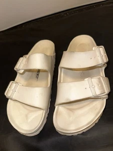birkenstock women Rubber Sandals White Size 8 US - Picture 1 of 13