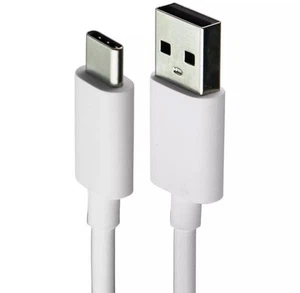 9 Pack Apple iPhone 14 and Later USB-C to USB-A White Charging & Data Cable 3FT - Picture 1 of 3