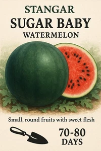 sugar baby watermelon seeds - Picture 1 of 1