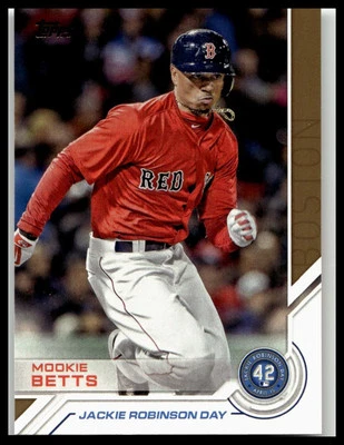2017 Topps Jackie Robinson Day #JRD-3 Mookie Betts Boston Red Sox - Image 1 of 2