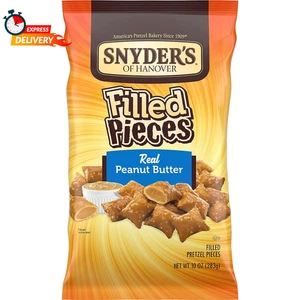 Snyder'S of Hanover Pretzels Pieces, Peanut Butter Filled, 10 Ounce Bag - Picture 1 of 12