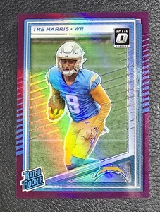 2025 Panini Donruss Optic Rated Rookie Tre Harris - Purple Foil /50 #329 - Picture 1 of 2